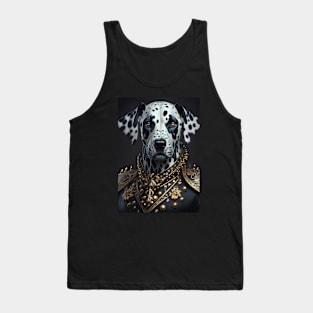 King Dalmatian Pet Portrait Tank Top